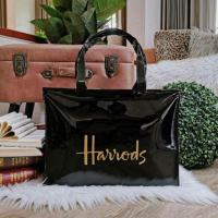 ราคา Harrods London Top-handle Shopping Bag กระเป๋า Shopping Bag (Size L) (5339714067)