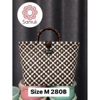 ราคา Sanruk กระเป๋าสานจากเส้นพลาสติก Handmade (19772672822)