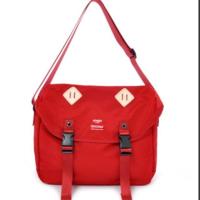 ราคา ส่งฟรี** Anello กระเป๋าสะพายข้างสีแดง *ของแท้จ้า (828018957)