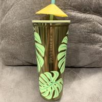 ราคา Starbucks Cold Cup Tropical Leaf Stainless Steel 20oz (4734314442)
