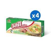 ราคา [4ชิ้น] RosDee Cube รสดีซุปก้อน รสหมู ขนาด 120กรัม (19914175507)