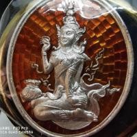 ราคา ซีลเดิมครับ เหรียญแม่นางกวักจินดามณีทรงเครื่องเทวดา หลวงพ่อทรง วัดศาลาดิน จ.อ่างทอง ปี49 เนื้อเงินลงยาแดง (7512344720)