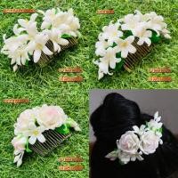 ราคา หวีเครื่องประดับใส่กับชุดไทยน่ารักๆ เป็นงานดอกไม้ดินปั้น งานเหมือนดอกไม้จริง (งานแพ็คใส่กล่อง) (17675911077)