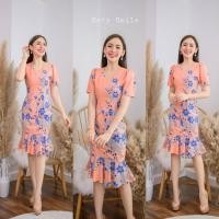 ราคา ชุดเดรสผ้าปาเต๊ะเนื้อ JAVA Premiumทรงระบายหางปลา งานซับในทั้งชุด ซิปซ่อนด้านหลัง ชุดคุณครู ผ้าไทย ผ้าพื้นเมือง ชุดราชการ (12126805307)