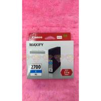 ราคา หมึกแท้ CANON MAXIFY 2700 CYAN XL จากศูนย์ CANON (1711396789)