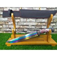 ราคา มีดพกเดินป่า Columbia ใบไทเท ยาว15นิ้ว มาพร้อมซองผ้าไนล่อนร้อยเข็มขัดเหน็บเอวได้ (8414225692)