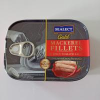 ราคา Sealect Gold Mackerel Fillets In Spicy Tomato Sauce 90g.ซีเล็คปลาแมคเคอเรลในซอสมะเขือเทศรสเผ็ด อาหารกระป๋อง (9737955098)