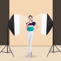 ราคา สตูดิโอถ่ายภาพ ไฟต่อเนื่อง ไฟสตูดิโอ 50x70 Softbox มีสองชุดเห อุปกรณ์ถ่ายภาพ (18300496293)
