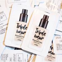 ราคา (ของแท้/พร้อมส่ง)A'pieu triple waer foundation spf20/pa++ (569203623)