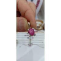 ราคา จี้เงินพลอยทับทิมแท้ (9116776575)