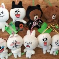 ราคา พวงกุญแจตุ๊กตา หมีบราวน์ / Line (1023700906)