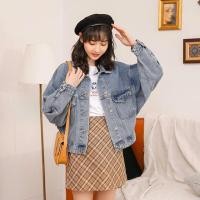 ราคา พร้อมส่งDenim jacket แจ๊คเก็ตยีนส์ (2687971712)