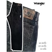 ราคา WRANGLER กางเกงยีนส์มือสอง สีดำ เอว 38 นิ้ว (23454700164)