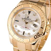 ราคา นาฬิกา Rolex Yacht-Master 35mm 18K Gold Mother of Pearl Diamond (18485473663)
