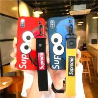 ราคา เคสลายเอลโม่ พร้อมสายคล้องมือ supreme (1618180195)