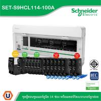 ราคา Schneider SET ตู้แสควร์ดี 14 ช่อง + เมนเบรกเกอร์ 100A + ลูกย่อยเซอร์กิตเบรกเกอร์/RCBO 32A/20A/16A ตู้ไฟ 1 เฟส 2 สาย 240V (21741472154)