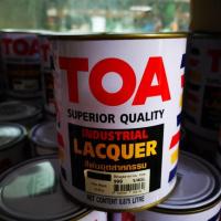 ราคา สีพ่นอุตสาหกรรม TOA Industrial LACQUER สีดำด้าน flat black 999 1/4GL (2801692500)
