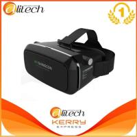 ราคา VR SHINECON Virtual Reality Mobile Phone 3D Glasses 3D Movies Games With Resin Lens For 3.5-6.0 inch phone (Black) (6481937482)