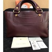 ราคา กระเป๋าCeline Boogic satchel Handbag ของแท้มือ2สภาพเหมือนใหม่ (2641575924)