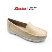 ราคา Bata LADIES'CASUAL รองเท้าลำลองหญิง MOCCASINE แบบสวม ปิดส้น สีครีม รหัส 5511721 (6425776663)