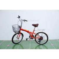 ราคา จักรยานพับได้ญี่ปุ่น - ล้อ 20 นิ้ว - มีเกียร์ - สีส้ม [จักรยานมือสอง] (22338705856)