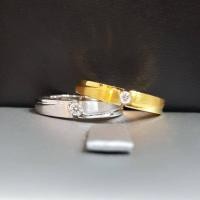 ราคา แหวนผู้ชายเพชรแท้1 เม็ด แหวนปอกมีด (22812888178)