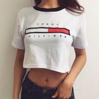 ราคา เสื้อครอปTommy (77434328)