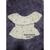 ราคา เสื้อเปิดไหล่ ลายสัปปะรด (7167364091)