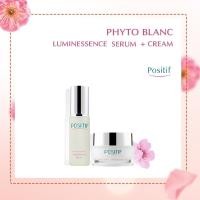 ราคา [แท้100%] ราคาตัวแทนPOSITIF BLANC LUMINESSENCE (Serum + Cream) เซตโพสิทีฟ ไฟโต บลอง ลูมิเนสเซ้นส์ ขาวกระจ่างใส ลดฝ้า กระ (16194639511)
