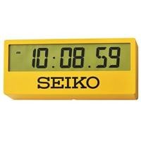 ราคา SEIKO นาฬิกาแขวนหรือตั้งโต๊ะ ระบบดิจิตอล สีเหลือง รุ่น QHL073Y (294006717)