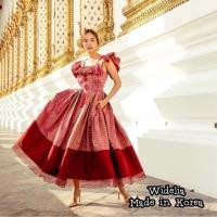 ราคา เดรสลายไทย ป้ายwidelia sz.M (Used) (2201311331)