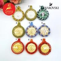 ราคา จี้จตุคามรามเทพ ขนาด 4.5x4.5cm กรอบคริสตัลสวารอฟสกี้แท้ เสริมบารมี ปกป้องคุ้มครอง รูปถ่ายจากสินค้าจริง (23820889935)