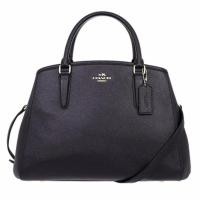 ราคา COACH F58310 SMALL MARGOT CARRYALL IN SIGNATURE ทรงถัง 13" สีดำ (424601199)