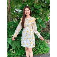 ราคา ชุดเดรสลายดอก /ชุดใส่ทำงาน/ชุดลายดอก/ชุดคอบัว/ชุดน่ารักๆ (3052543838)