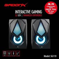 ราคา ลำโพงคอม RGB Marvo GadonX SG-119 ลำโพงเกมมิ่ง Stereo RGB GAMING SPEAKER (20037582944)