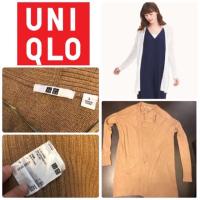 ราคา เสื้อคลุมไหมพรมยาว uniqlo แท้ (2689141003)