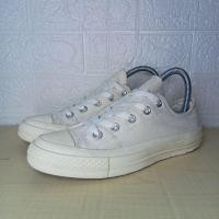 ราคา Converse ขาวล้วน (รองเท้ามือสองแบรนด์แท้) (12195269648)