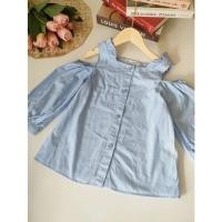 ราคา เสื้อแขนสามส่วนของเด็กผู้หญิงแบรนด์zaraแท้มือสองสภาพใหม่เอี่ยมเหมาะสำหรับเด็กผู้หญิงเริ่มโตทรงสวยน่ารัก (19019224138)