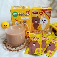 ราคา ด่วน ใกล้หมด! ชานมลิปตันพร้อมตัวเกาะแก้ว Brown Cony Sally นำเข้าจากไต้หวัน Line Friends x Lipton tea (20กรัม x 5ซอง) (2459928049)