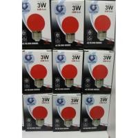 ราคา IWACHI หลอดปิงปองLED 3W สีแดง สีชมพู ขั้วE27 (7008761097)
