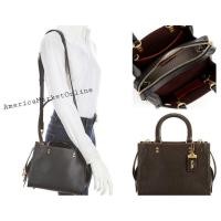 ราคา กระเป๋าหนัง COACH/ Coach Rogue 25 Small Leather C3877 Brass/Black Crossbody (COACH C3877) (12775600223)