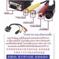 ราคา ***พร้อมส่งในไทย***สายแปลง VGA to AV s-video 3 RCA converter cable (11818568280)