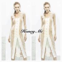 ราคา เดรสกระดุมผ่าหน้า งานป้ายhoney me (189783080)