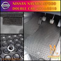 ราคา ผ้ายางปูพื้นรถยนต์ลายกระดุม NISSAN NAVARA NP 300 DOUBLE CAB (4ประตู) 2014-2019 (590 บาท ได้ทั้งชุด) (23713957325)