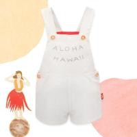 ราคา เสื้อผ้าเด็ก ชุดเอี๊ยมเด็กผู้ชาย ชุดเอี๊ยม ปักฮาวาย ของแท้จาก KidsplanetOfficial (2977P) (12559679303)