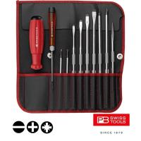 ราคา PB Swiss Tools ไขควงชุด ซองหนัง set Red PB 9216 Red (12 ตัว/ชุด) (15572079186)