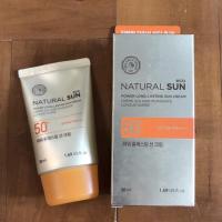 ราคา The face shop natural sun cream SPF50+ PA+++ (570515530)