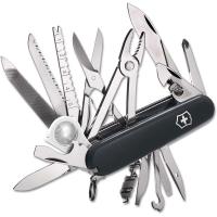 ราคา [GENUINE] มีดพับอเนกประสงค์ Victorinox รุ่น SWISSCHAMP BLACK ดำ (1.6795.3) ของใหม่ ของแท้ (1751734773)