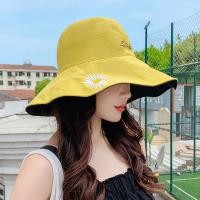 ราคา หมวกแฟชั่น 2ด้าน หมวกบักเก็ต ปีกกว้างมีสาย ใส่สวย กันแดดดี (5058671484)