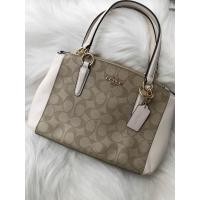ราคา COACH F58290 MINI CHRISTIE CARRYALL IN SIGNATURE (860493892)